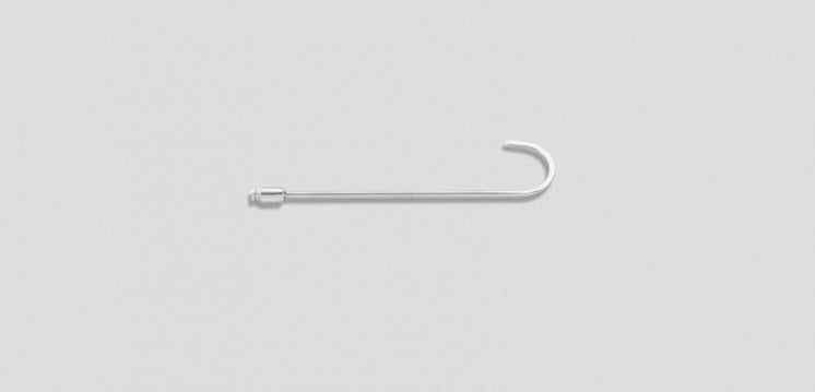 12" Door Hook 180° 5" Blade image 0