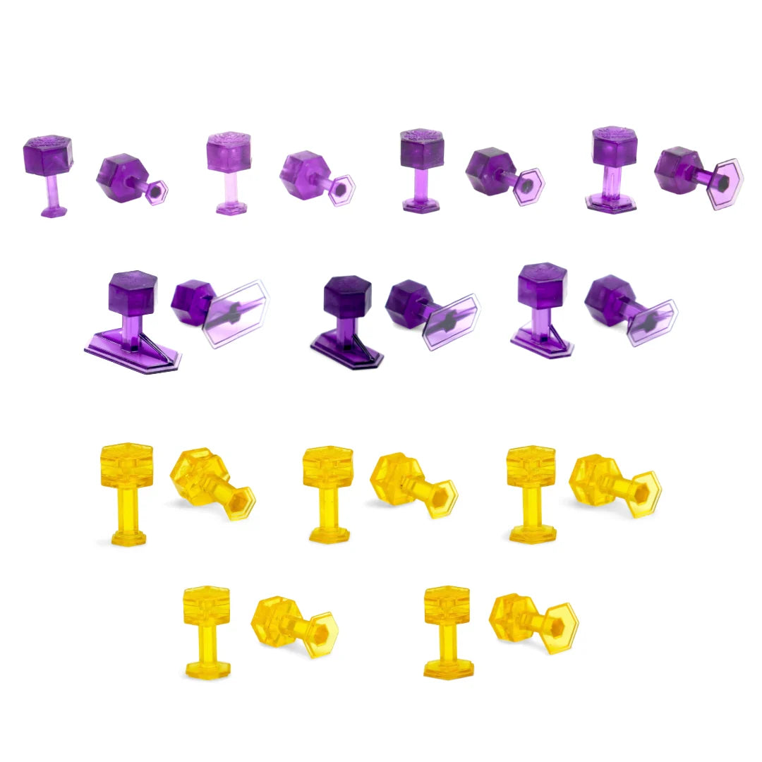 Dent Reaper Dead Center Variety Pack Purple & Gold Hex Tabs (26 Tabs) image 0