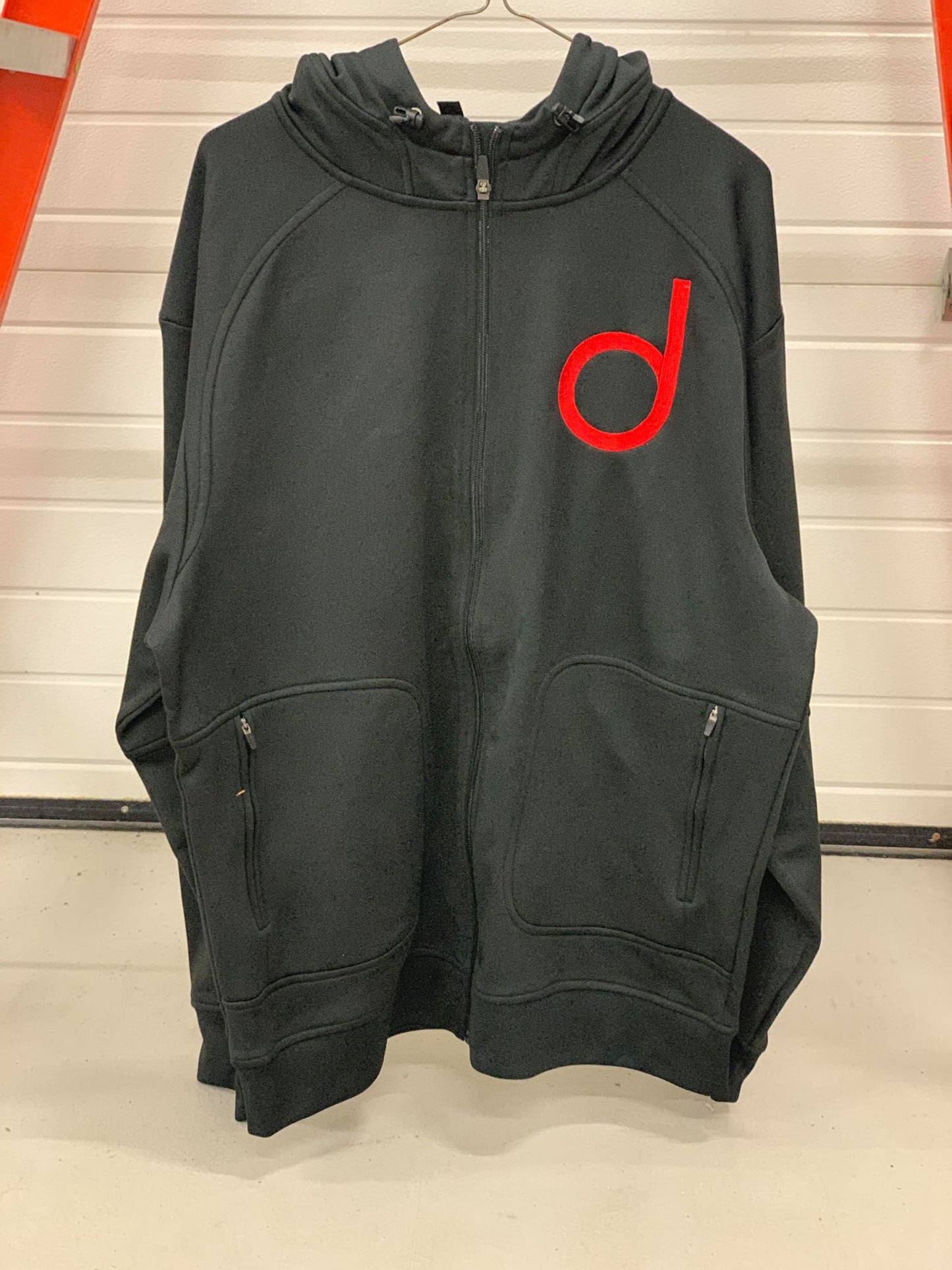 Performance Hoodie With d Logo - Black, XL image