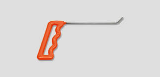 1802 : 6" LEFT WIRE 45° 1" BLADE image 0