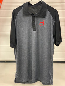 Polo Shirt (2018) Grey Body/Black Sleeve image 0