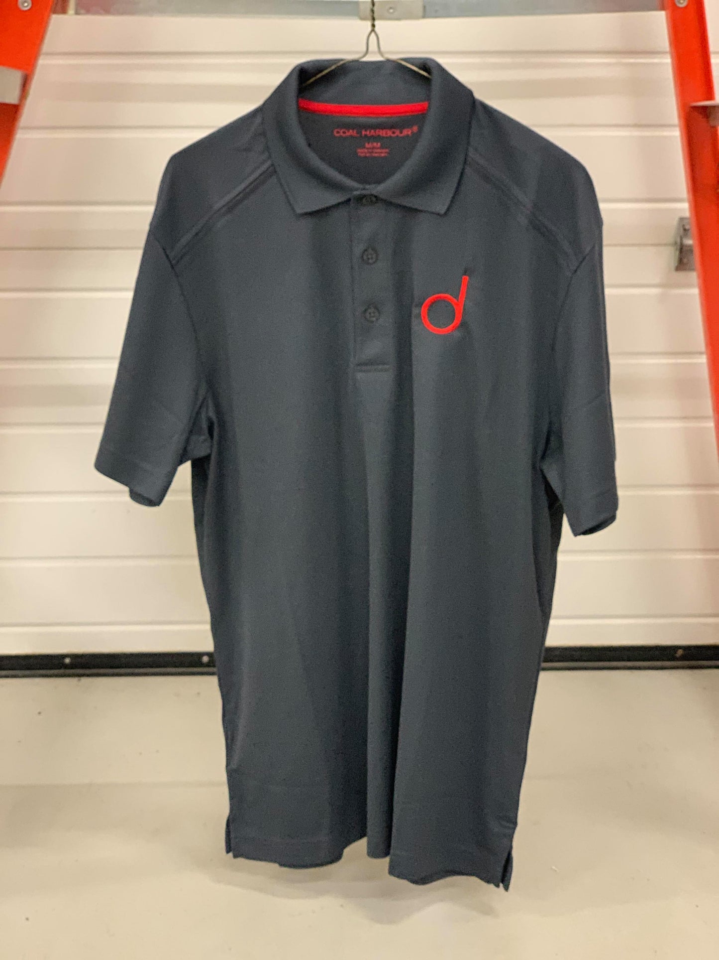 Polo Shirt (2019) Coal Harbour with d Logo - Black, Medium image