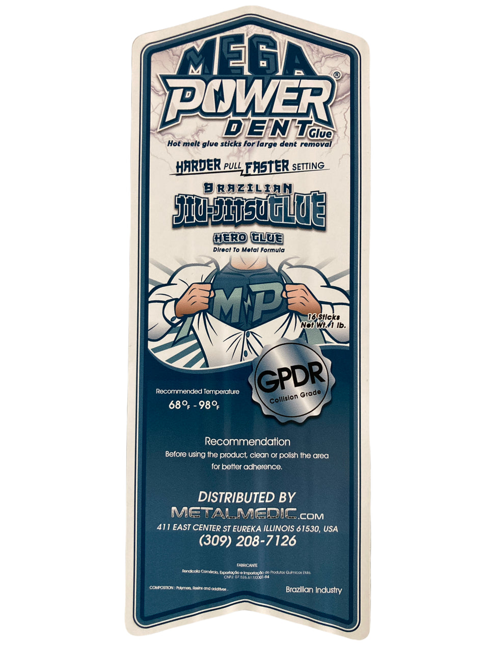 Mega Power Hero Blue GPDR Glue image 0