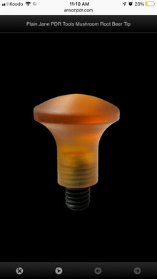 Ultem Root Beer Large Mushroom Tip image 1