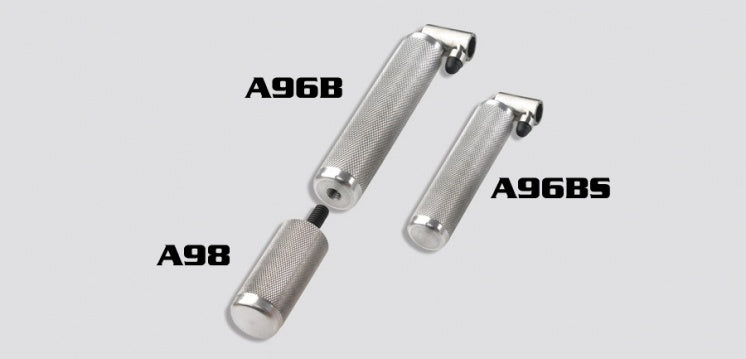 1" x 2 1/4" Knurled Aluminum Handle Extension image 0