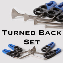 3″ Long Turned Back Whale Tail Set